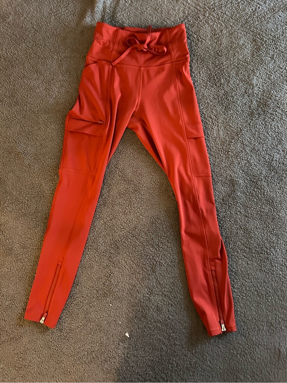 Athleta Burnt Orange Hiking Leggings